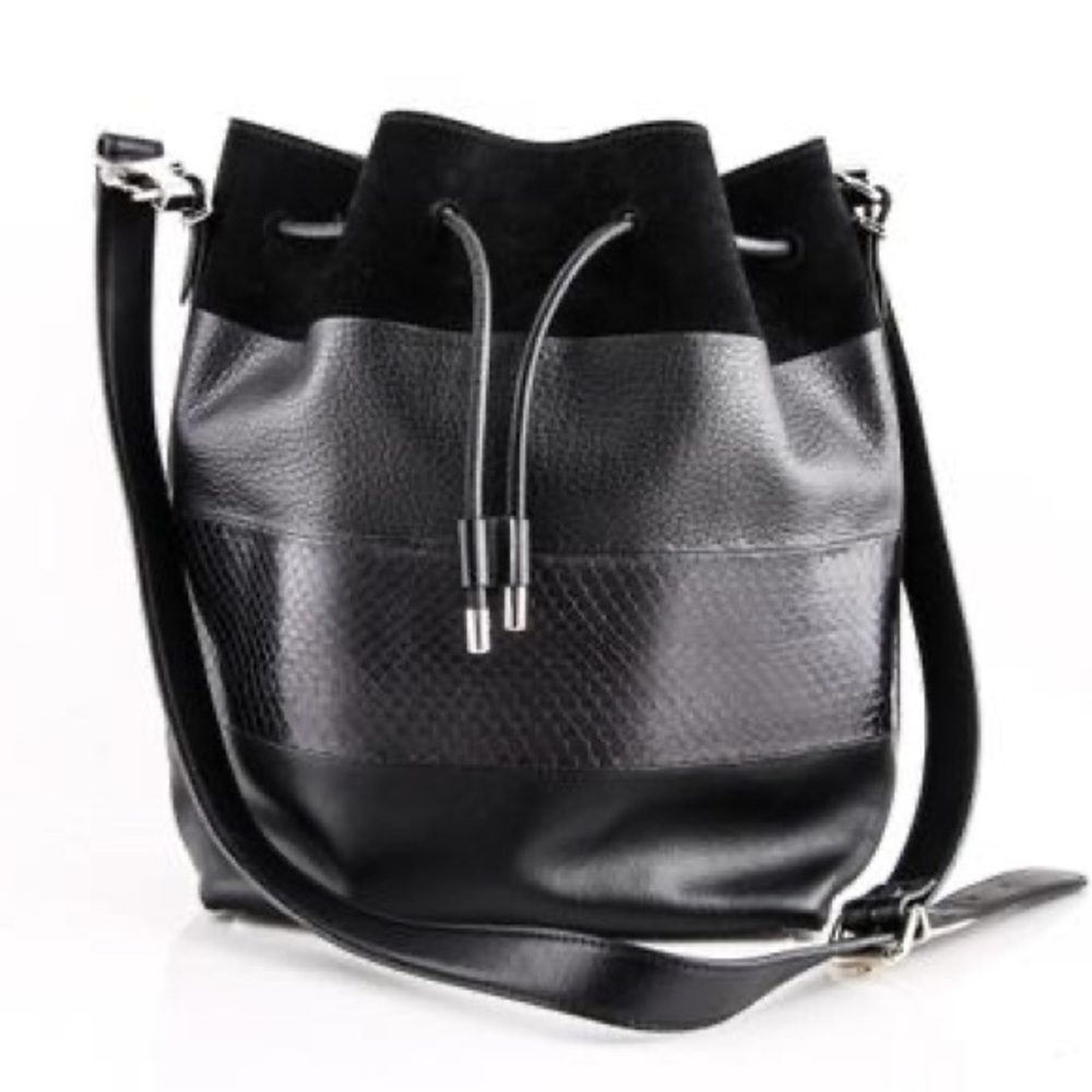 Proenza Schouler leather paneled bucket bag - Picture 1 of 14